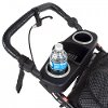 Sprint Pro Blue/Black Jogging Stroller-5