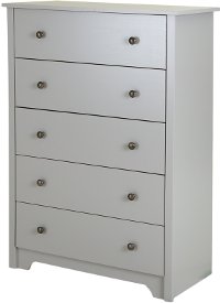 9021035 Soft Gray 5-Drawer Chest - Vito-2