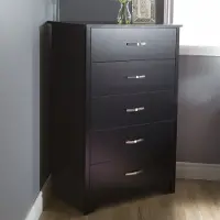 9008035 Fusion Black Chest of Drawers