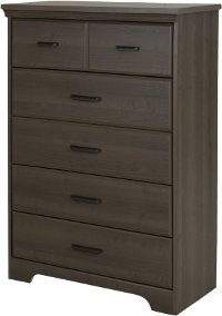 9041035 Casual Contemporary Gray Maple 5-Drawer Chest - Versa-3