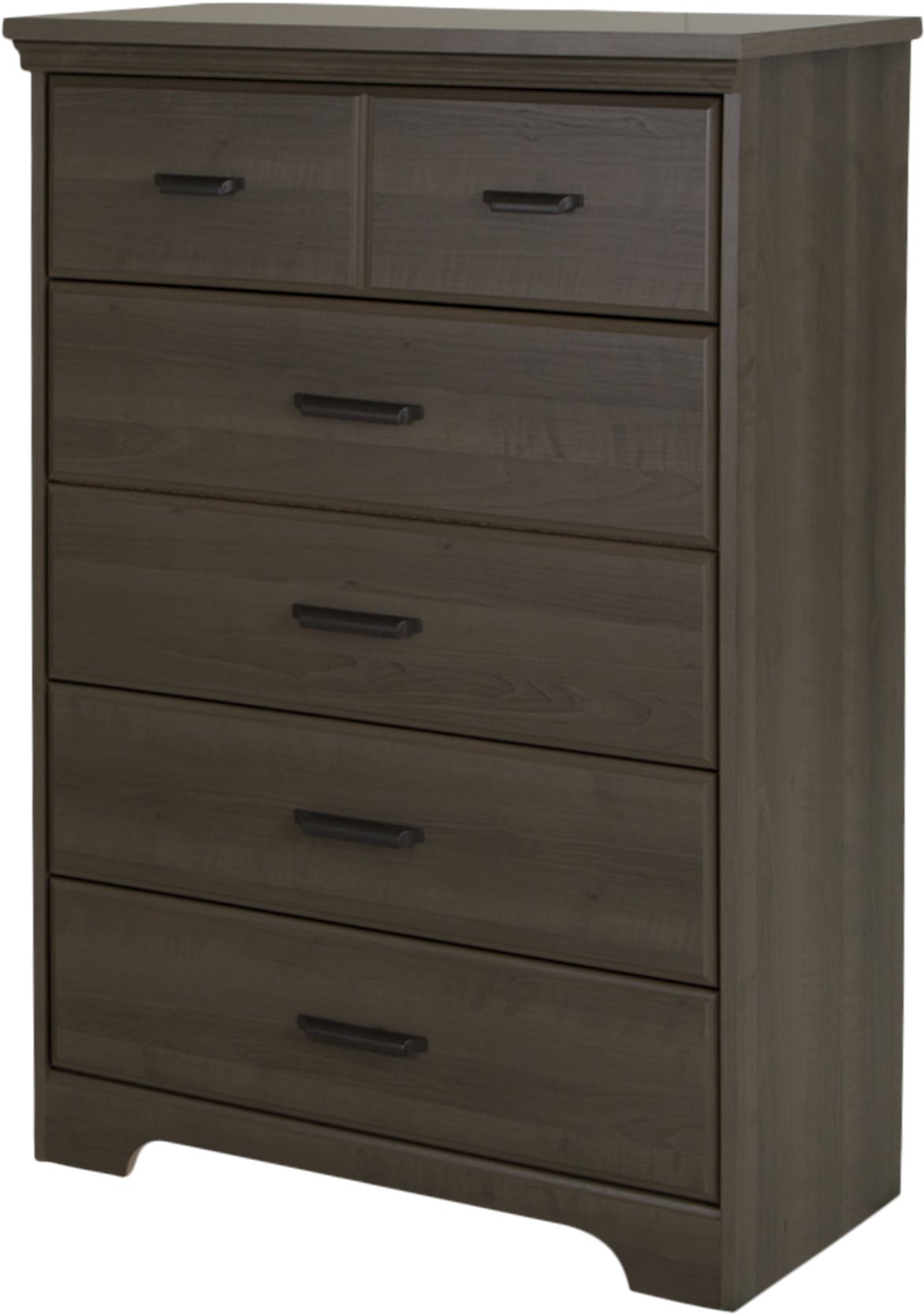 9041035 Versa Casual Contemporary Gray Maple 5-Drawer Chest-3