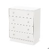 9011034 White 4-Drawer Chest - Litchi
