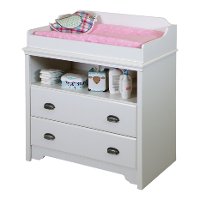 9023331 White Changing Table - Fundy Tide
