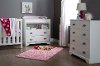 9023A2 White Changing Table and 4-Drawer Chest - Fundy Tide -2