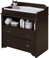 9024331 Espresso Changing Table - Fundy Tide