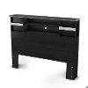 9005A1 Black Full Bookcase Headboard (54 Inch) - Lazer