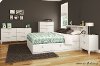 9002D1 White Full Mates Bed (54 Inch) - Karma -3