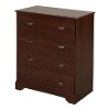 9022034 Cherry 4-Drawer Chest - Fundy Tide