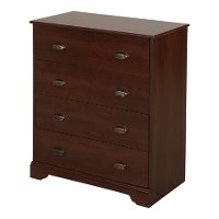 9022034 Cherry 4-Drawer Chest - Fundy Tide