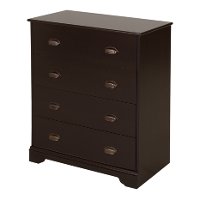 9024034 Espresso 4-Drawer Chest - Fundy Tide