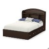 9016093 Chocolate Full Size Bookcase Headboard (54 Inch) - Morning Dew -2