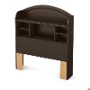 9016098 Chocolate Twin Bookcase Headboard (39 Inch) - Morning Dew -2