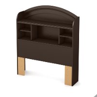 9016098 Chocolate Twin Bookcase Headboard (39 Inch) - Morning Dew -2