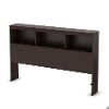 9000A1 Chocolate Full Size Bookcase Headboard (54 Inch) - Karma