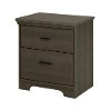 9041060 Gray Maple 2-Drawer Nightstand - Versa -3