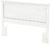9007270 White Full/Queen Headboard (54/60 Inch) - Fusion
