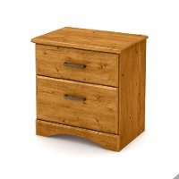 9009060 Country Pine 2-Drawer Nightstand - Cabana