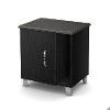 9005063 Black Nightstand with Storage - Lazer