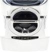 WD100CW LG 27 Inch Sidekick Pedestal Washer - 1.0 Cu. Ft. White