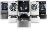 WD100CV LG Sidekick Pedestal Washer - 1.0 Cu. Ft. Graphite Steel