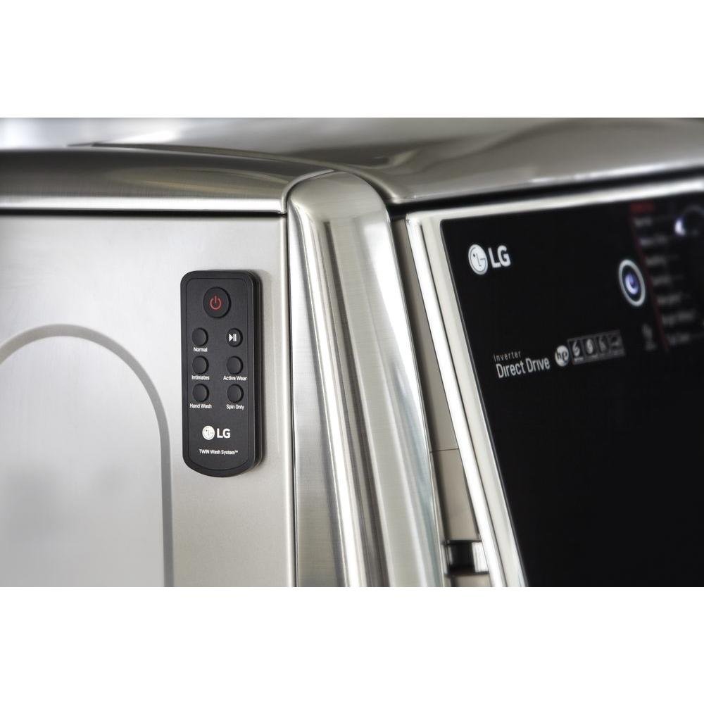 WD100CV LG Sidekick Pedestal Washer - 1.0 Cu. Ft. Graphite Steel-7