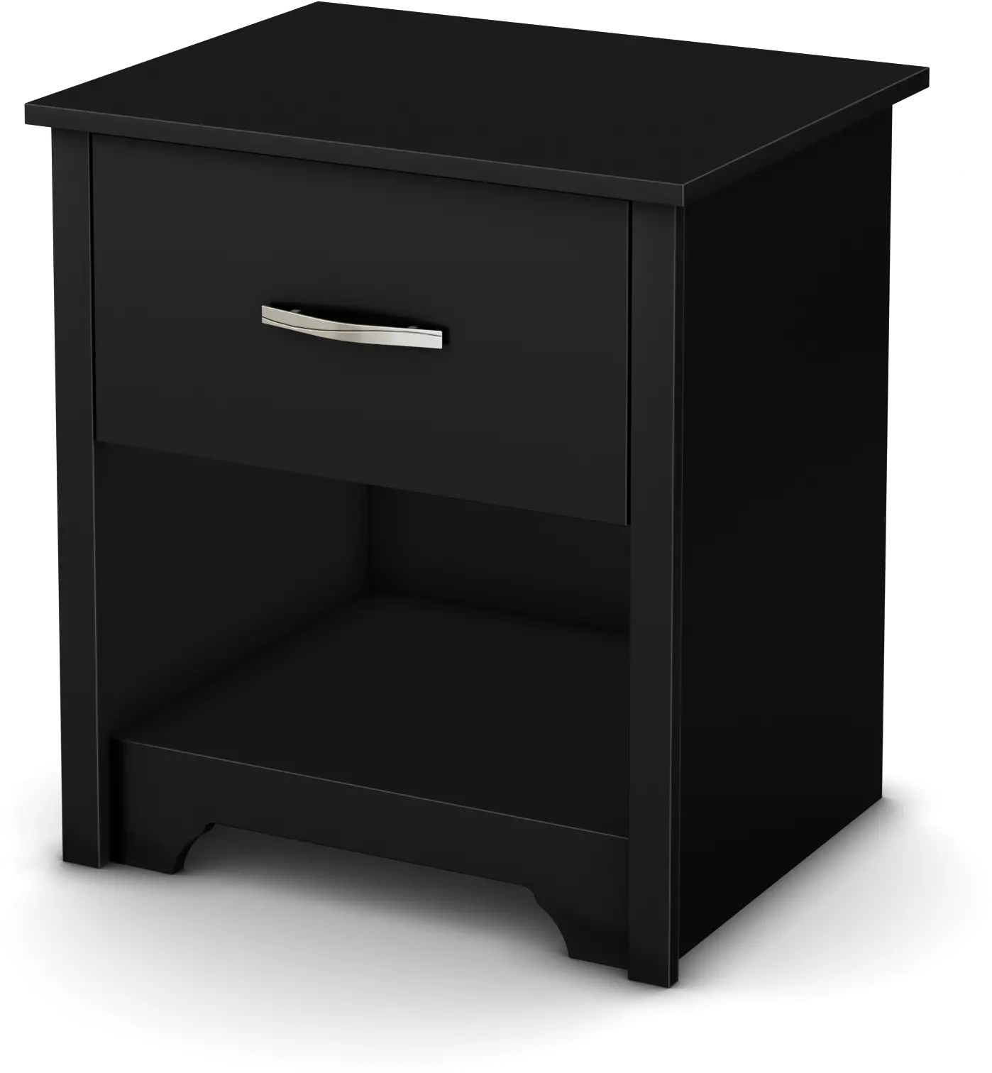 9008062 Fusion Black Nightstand-1