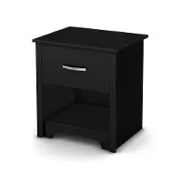 9008062 Fusion Black Nightstand