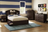 9016062 Chocolate 1-Drawer Nightstand - Morning Dew-2