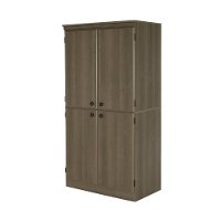 9054971 Gray Maple 4-Door Storage Cabinet - Morgan-2