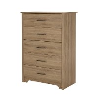 9063035 Rustic Oak 5-Drawer Chest - Fusion-2