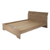 9063282 Rustic Oak Queen Bed (60 Inch) - Fusion -2