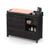 9072337 Gray Oak Changing Table with Removable Changing Station - Little Smileys-4