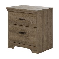 9066060 Weathered Oak 2-Drawer Nightstand - Versa -4