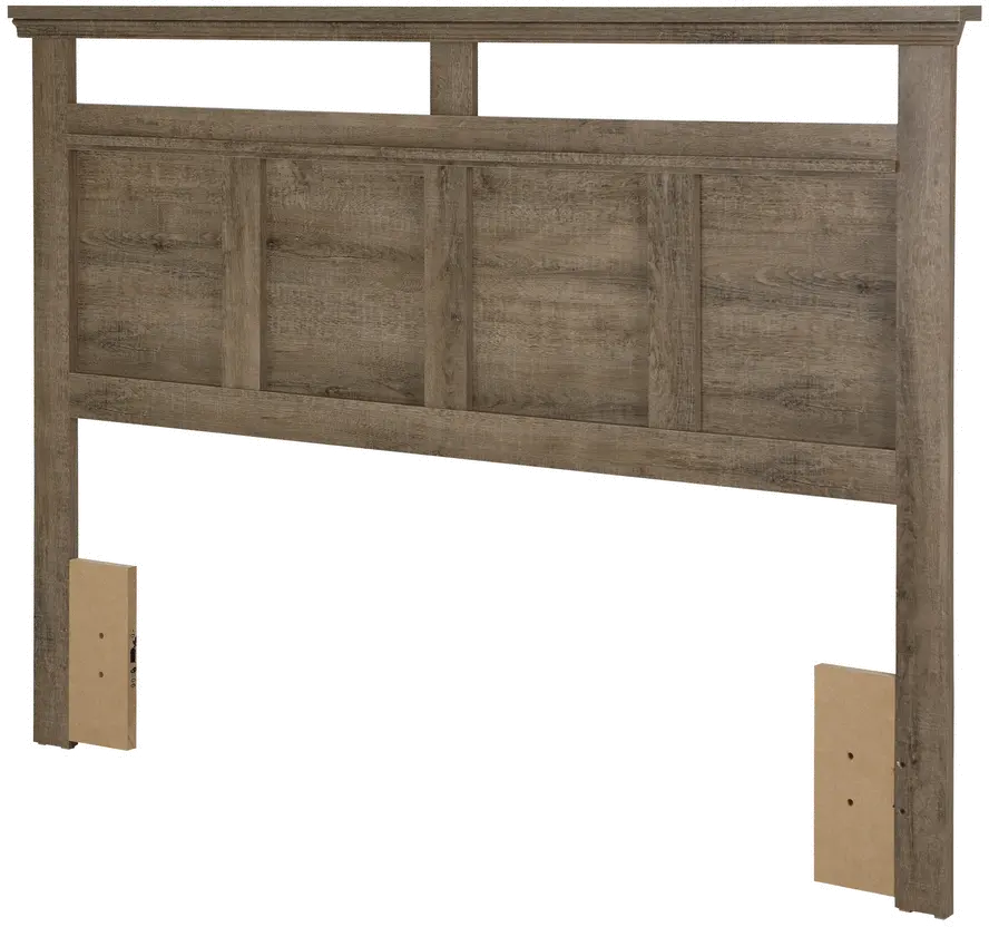 9066256 Versa Weathered Oak Full/Queen Headboard (54/60 Inch)-3