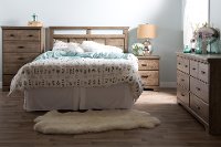 9066256 Weathered Oak Full/Queen Headboard (54/60 Inch) - Versa -2