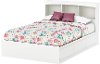 10039 White Mates Full Size Bed with Bookcase Headboard - Step One