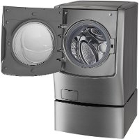 WM9000HVA LG Front Load Mega Capacity Washer - 5.2 cu. ft. Graphite Steel-6