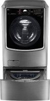 WM9000HVA LG Front Load Mega Capacity Washer - 5.2 cu. ft. Silver-3