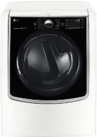 DLGX9001W LG 9.0 cu. ft. Gas Dryer with Steam - White