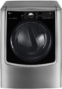 DLGX9001V LG 9.0 cu. ft. Mega Capacity Steam Gas Dryer - Graphite Steel