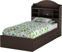 10048 Chocolate Twin Mates Bed - Summer Breeze