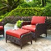 KO70032BR Wicker Patio Chair and Ottoman in Sangria - Kiawah -5