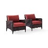 KO70030BR Outdoor Wicker Patio Chairs in Sangria (Set of 2) - Kiawah-4