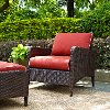 CO7118-BR Sangria Wicker Arm Chair - Kiawah