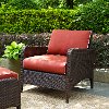 CO7118-BR Sangria Wicker Arm Chair - Kiawah -3
