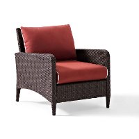 CO7118-BR Sangria Wicker Arm Chair - Kiawah-4
