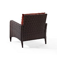 CO7118-BR Sangria Wicker Arm Chair - Kiawah-6