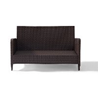 CO7117-BR Sangria Wicker Loveseat - Kiawah -7