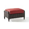 CO7119-BR Sangria Wicker Ottoman - Kiawah -3