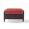 CO7119-BR Sangria Wicker Ottoman - Kiawah -4